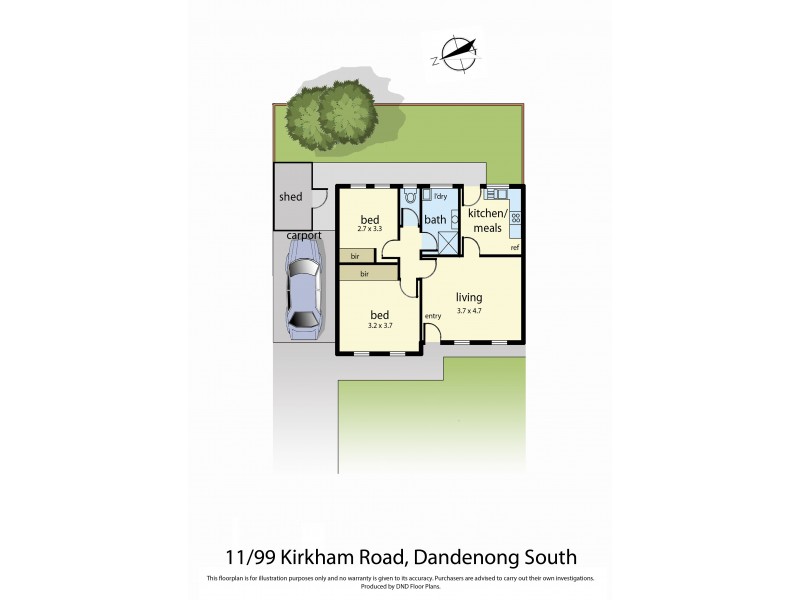 11/99 Kirkham Road, Dandenong VIC 3175 Floorplan