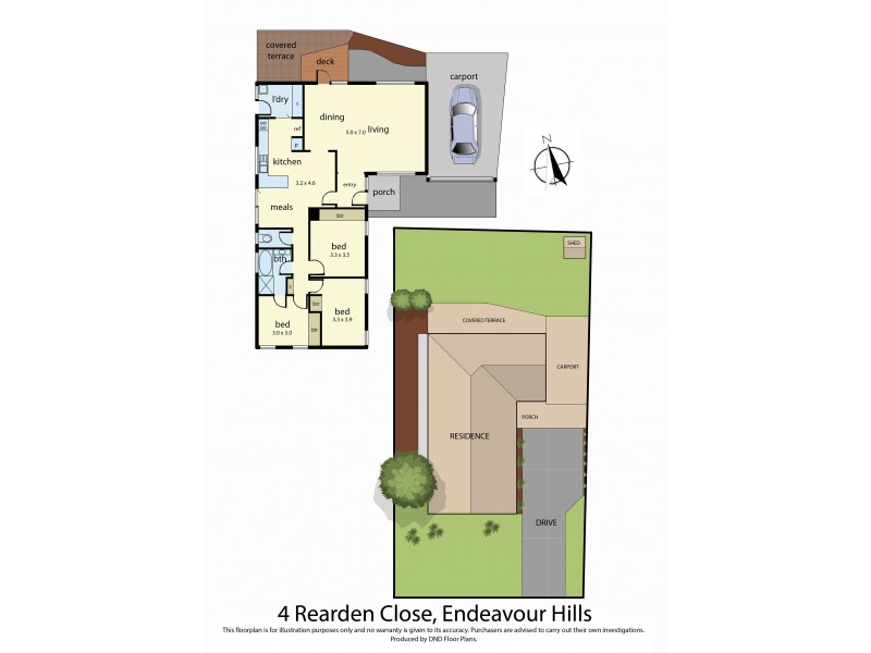 4 Rearden Close, Endeavour Hills VIC 3802 Floorplan