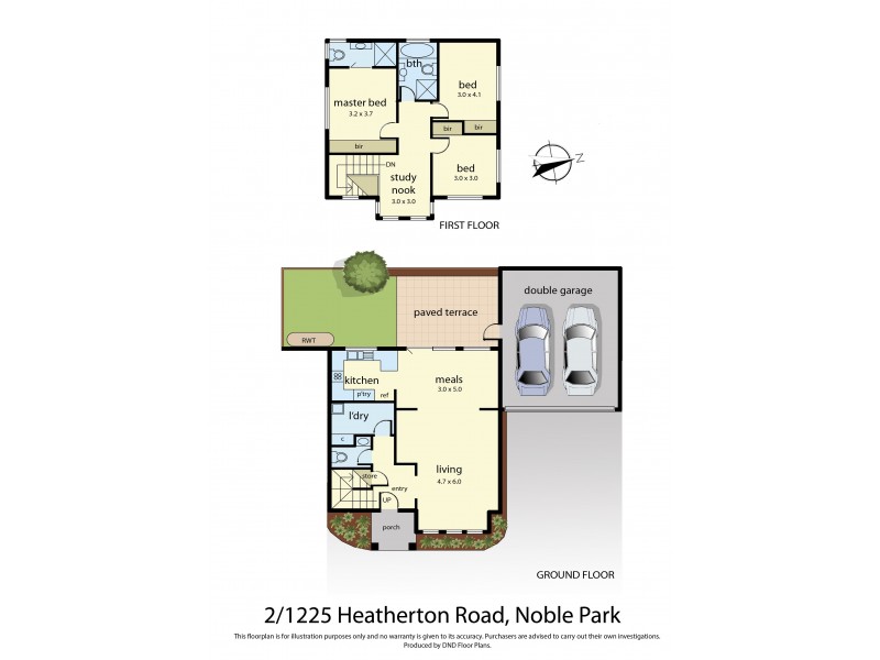 2/1225 Heatherton Road, Noble Park VIC 3174 Floorplan