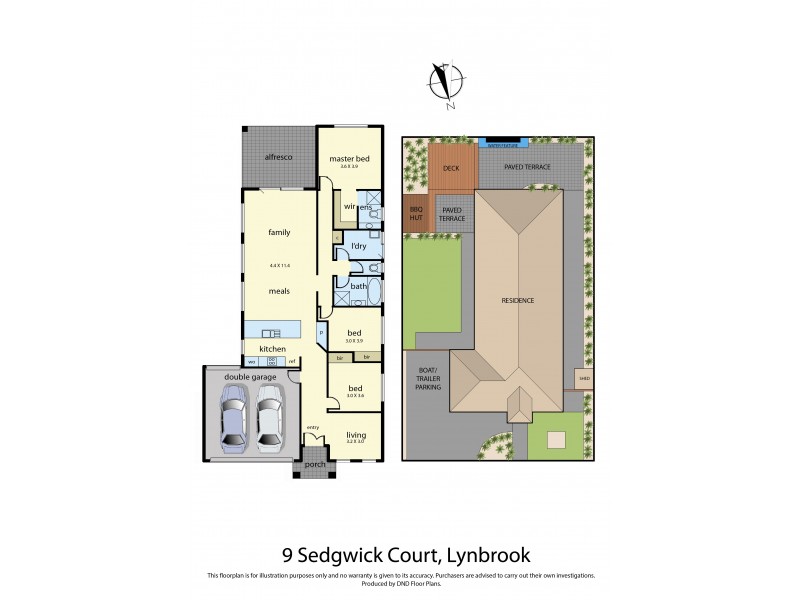 9 Sedgwick Court, Lynbrook VIC 3975 Floorplan