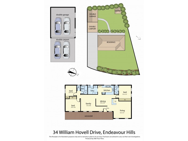 34 William Hovell Drive, Endeavour Hills VIC 3802 Floorplan
