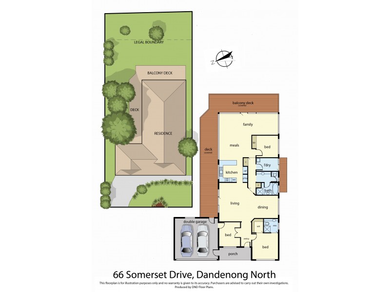 66 Somerset Drive, Dandenong North VIC 3175 Floorplan