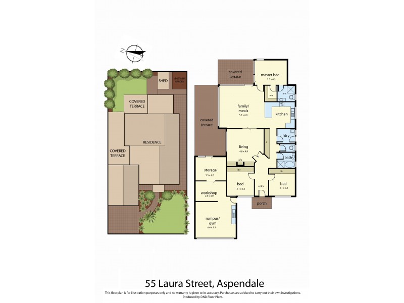 55 Laura Street, Aspendale VIC 3195 Floorplan