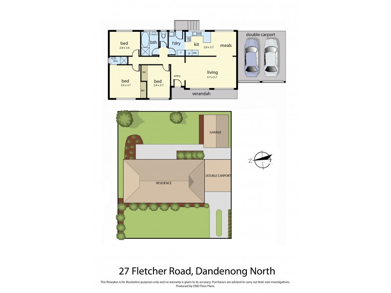 27 Fletcher Road, Dandenong North VIC 3175 Floorplan