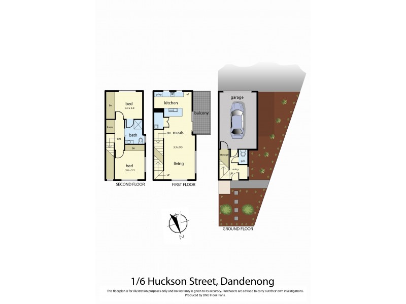 1/6 Huckson Street, Dandenong VIC 3175 Floorplan