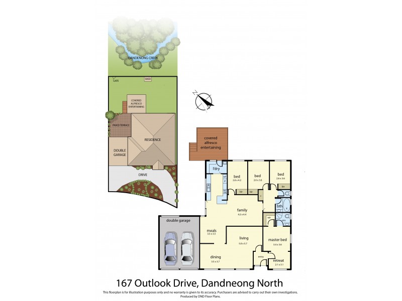 167 Outlook Drive, Dandenong North VIC 3175 Floorplan