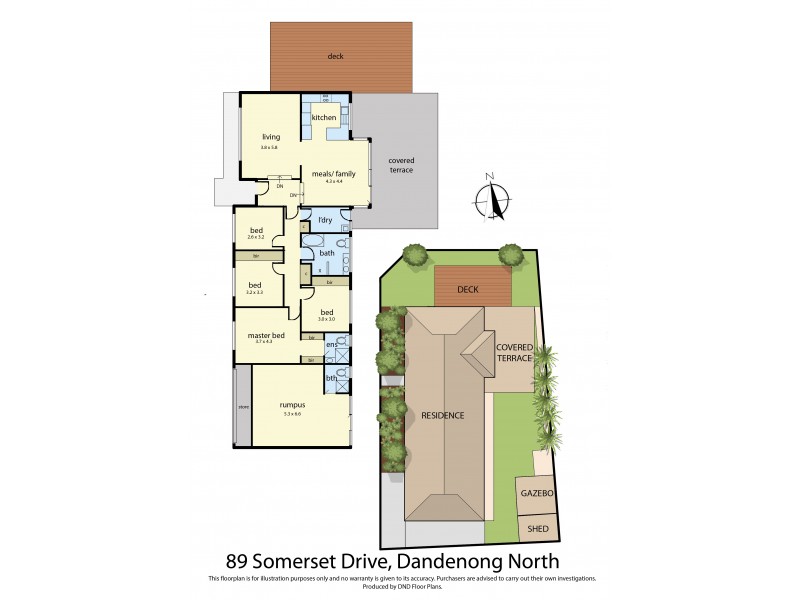 89 Somerset Drive, Dandenong North VIC 3175 Floorplan