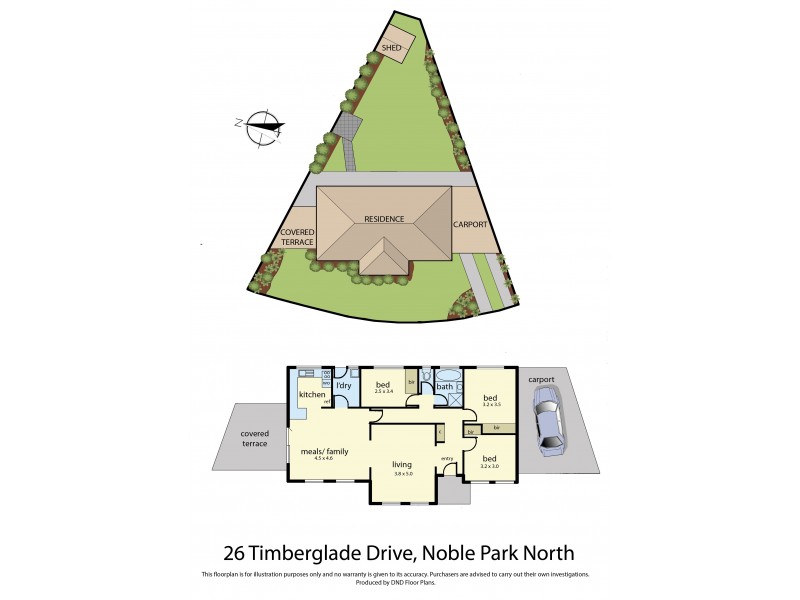26 Timberglade Drive, Noble Park North VIC 3174 Floorplan