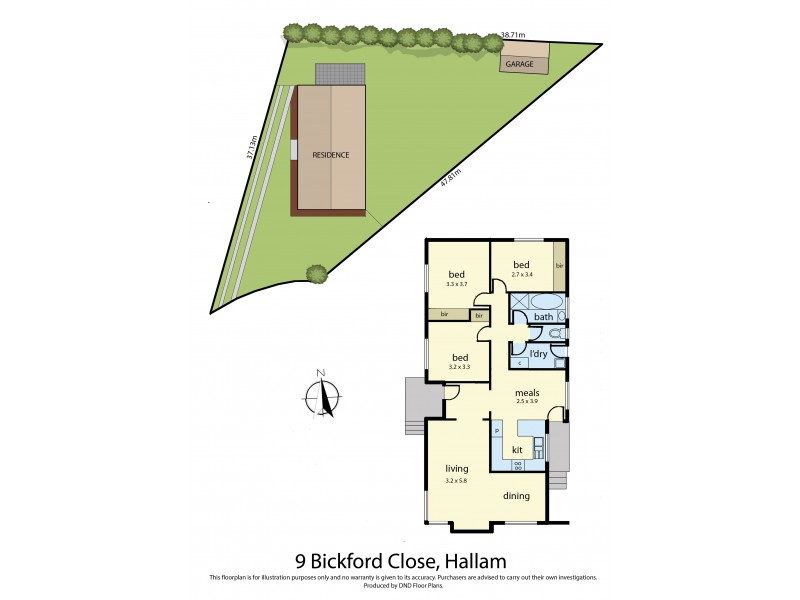 9 Bickford Place, Hallam VIC 3803 Floorplan