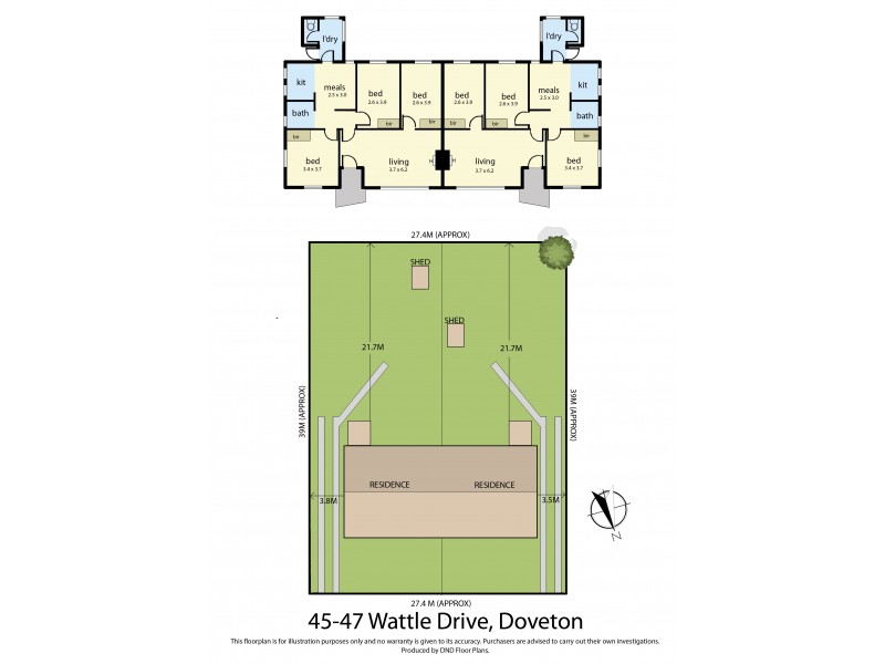 45-47 Wattle Drive, Doveton VIC 3177 Floorplan