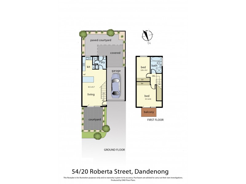 54/20 Roberta Street, Dandenong VIC 3175 Floorplan