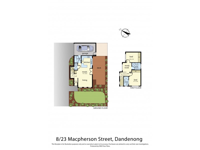 8/23 Macpherson Street, Dandenong VIC 3175 Floorplan