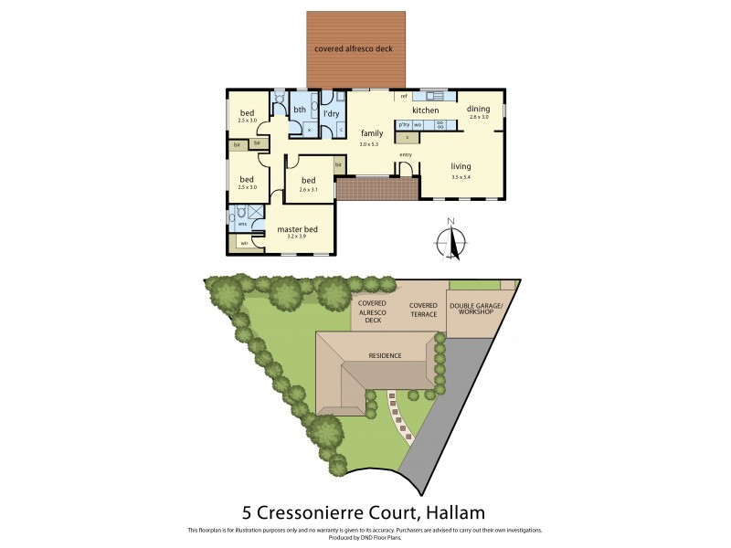 5 Cressonierre Court, Hallam VIC 3803 Floorplan