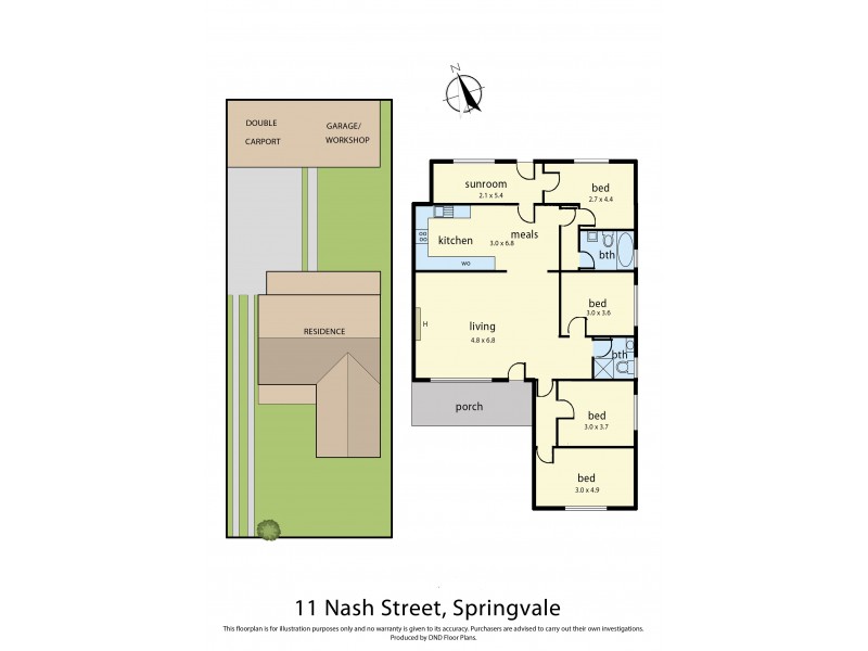 11 Nash Street, Springvale VIC 3171 Floorplan