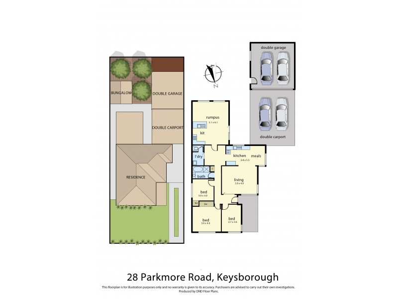 28 Parkmore Road, Keysborough VIC 3173 Floorplan