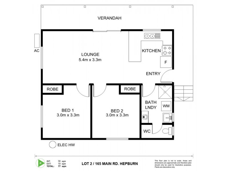 Lot 2/165 Main Road, Hepburn VIC 3461 Floorplan