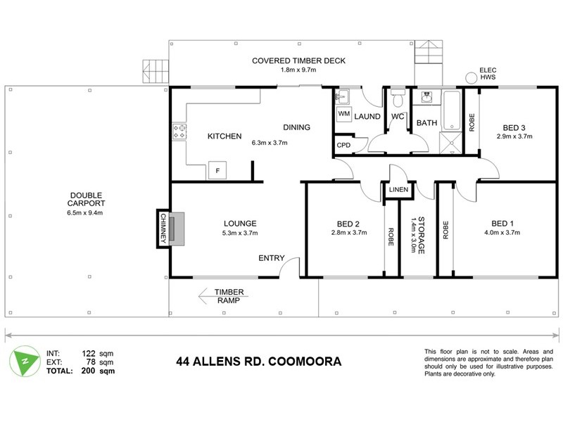 44 Allens Road, Coomoora VIC 3461 Floorplan