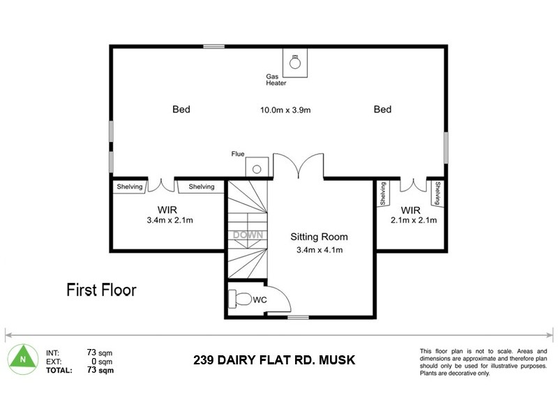 239 Dairy Flat Road, Musk VIC 3461 Floorplan