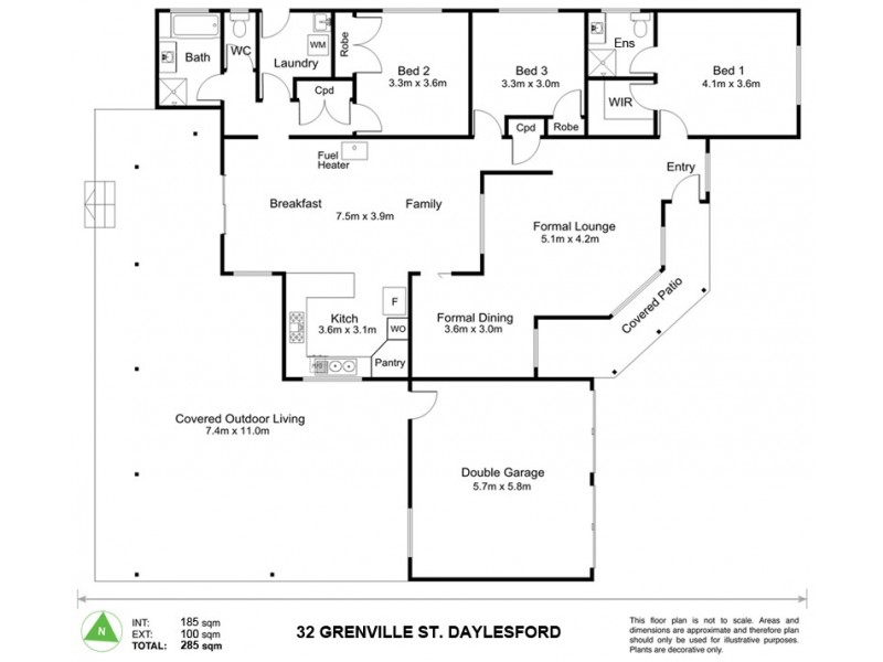 32 Grenville Street, Daylesford VIC 3460 Floorplan