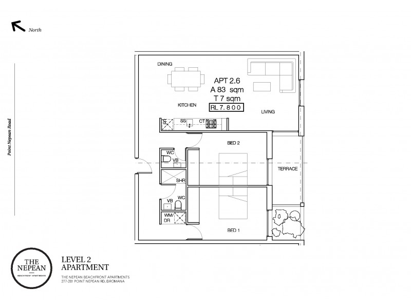 2.06/277-281 Point Nepean Road, Dromana VIC 3936 Floorplan