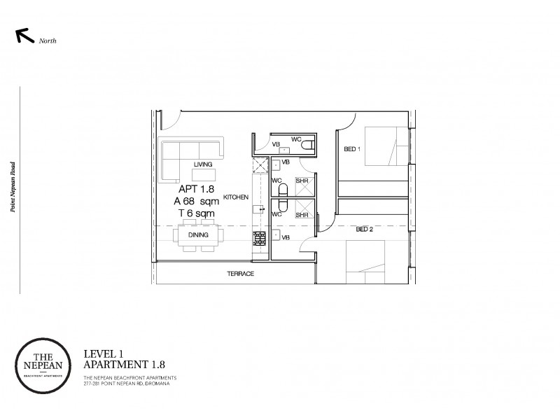 1.08/277-281 Point Nepean Road, Dromana VIC 3936 Floorplan