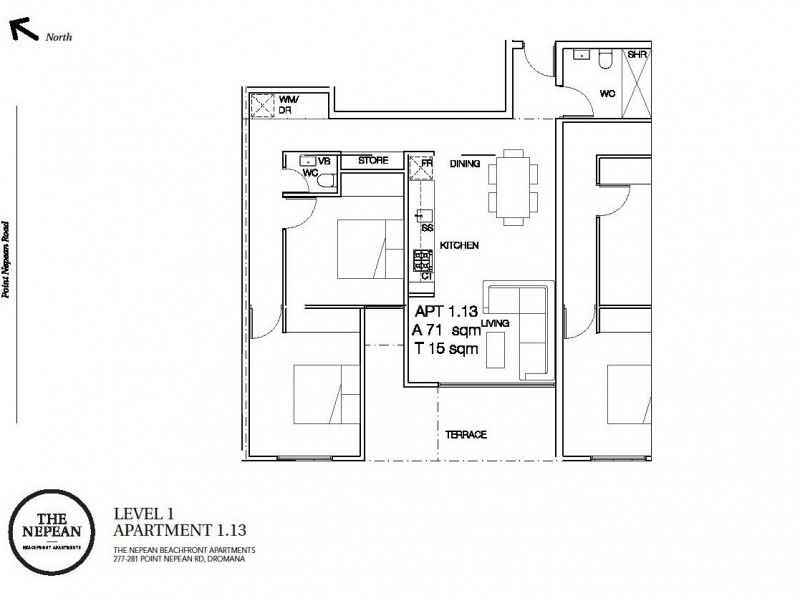 1.13/277-281 Point Nepean Road, Dromana VIC 3936 Floorplan