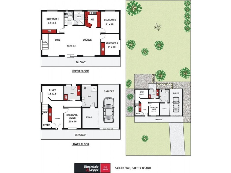 14 Iluka Street, Safety Beach VIC 3936 Floorplan