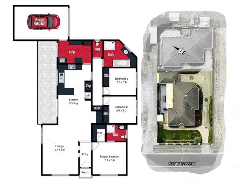 1/43 Kangerong Avenue, Dromana VIC 3936 Floorplan