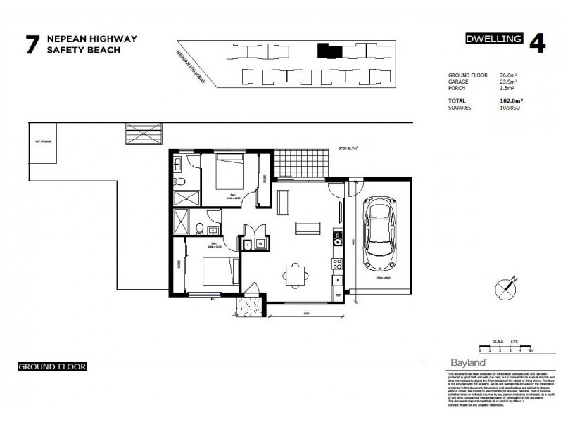Lot 4, 7-9 Nepean Highway, Safety Beach VIC 3936 Floorplan