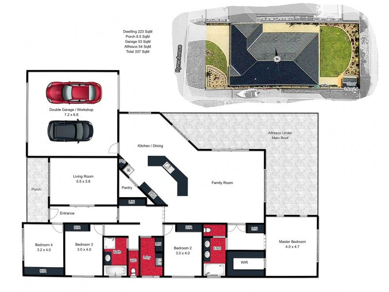 58 Rymer Avenue, Safety Beach VIC 3936 Floorplan