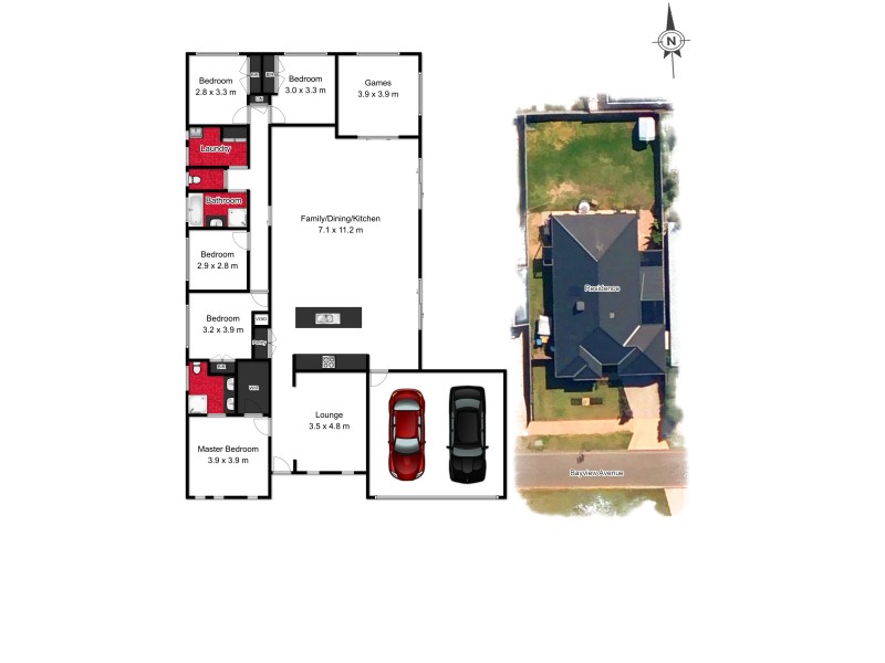 81 Bayview Avenue, Rosebud VIC 3939 Floorplan