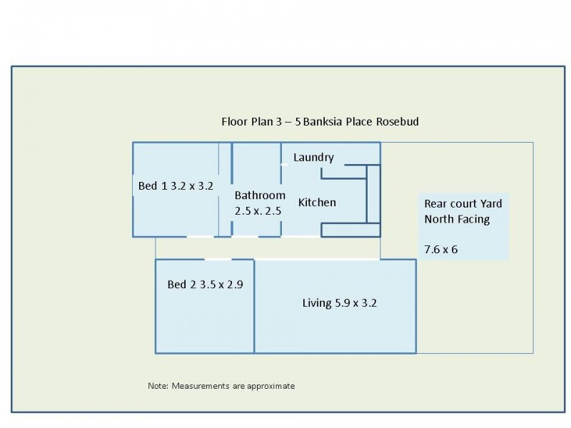 5/3-5 Banksia Place, Rosebud VIC 3939 Floorplan