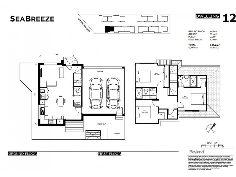 12/7-9 Nepean Highway, Safety Beach VIC 3936 Floorplan
