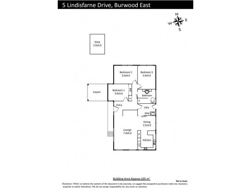 5 Lindisfarne Drive, Burwood East VIC 3151 Floorplan