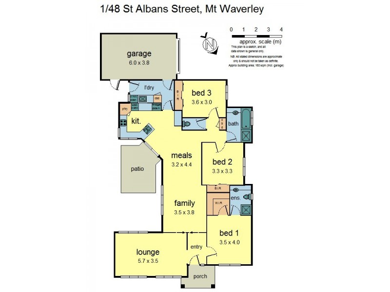 1/48 St Albans Street, Mount Waverley VIC 3149 Floorplan