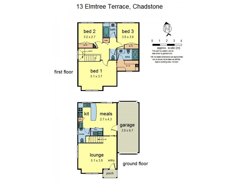 13 Elmtree Terrace, Chadstone VIC 3148 Floorplan