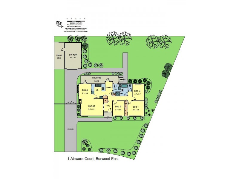 1 Alawara Court, Burwood East VIC 3151 Floorplan