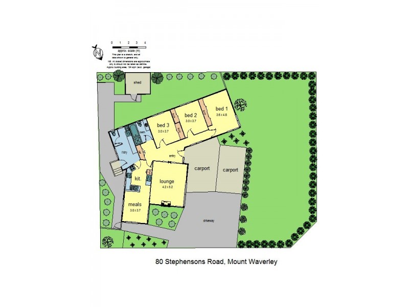 80 Stephensons Road, Mount Waverley VIC 3149 Floorplan