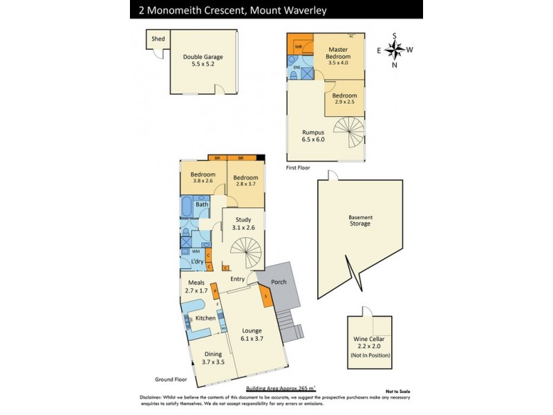 2 Monomeith Crescent, Mount Waverley VIC 3149 Floorplan