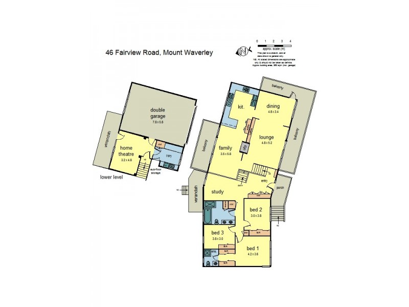 46 Fairview Road, Mount Waverley VIC 3149 Floorplan