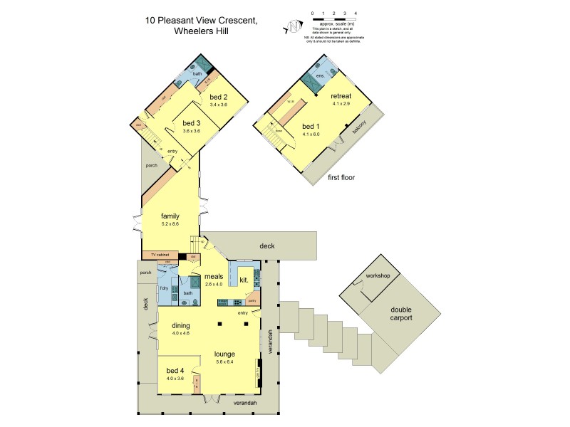 10 Pleasant View Crescent, Wheelers Hill VIC 3150 Floorplan