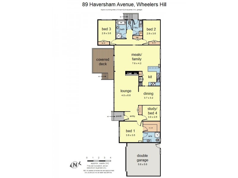 89 Haversham Avenue, Wheelers Hill VIC 3150 Floorplan