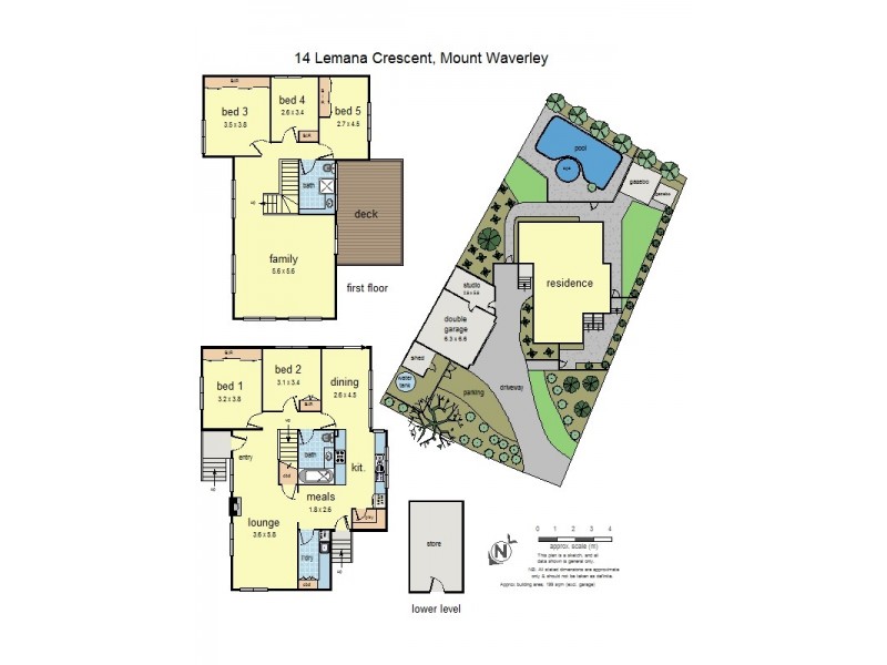 14 Lemana Crescent, Mount Waverley VIC 3149 Floorplan