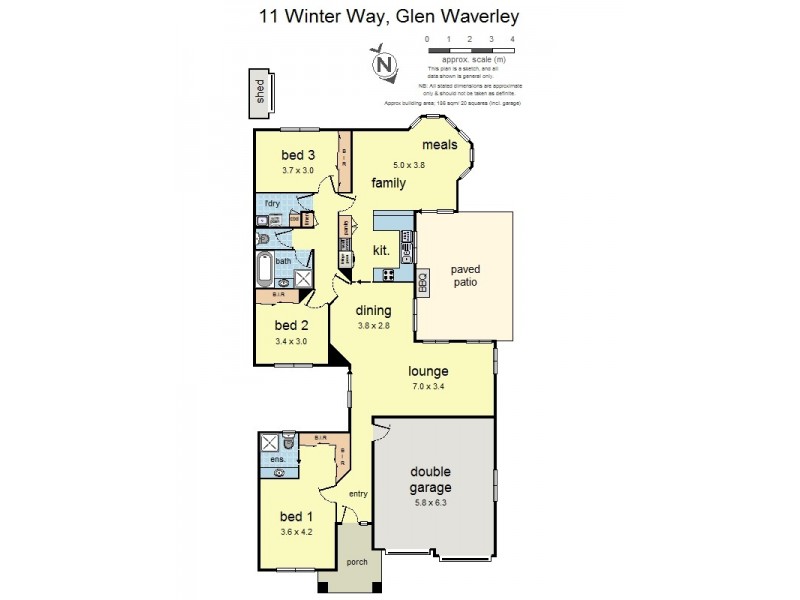 11 Winter Way, Glen Waverley VIC 3150 Floorplan