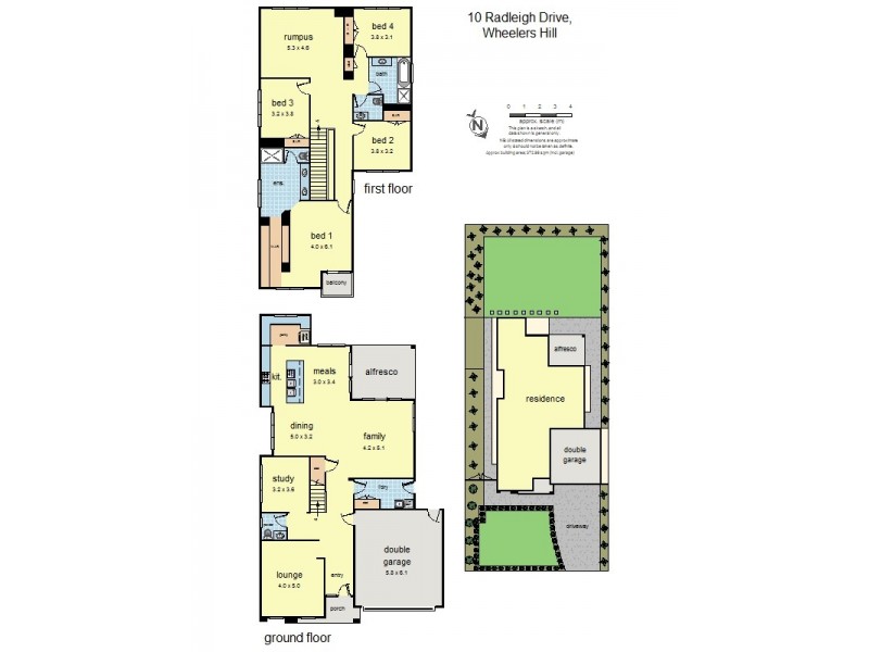 10 Radleigh Drive, Wheelers Hill VIC 3150 Floorplan
