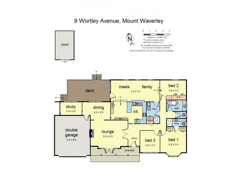 9 Wortley Avenue, Mount Waverley VIC 3149 Floorplan