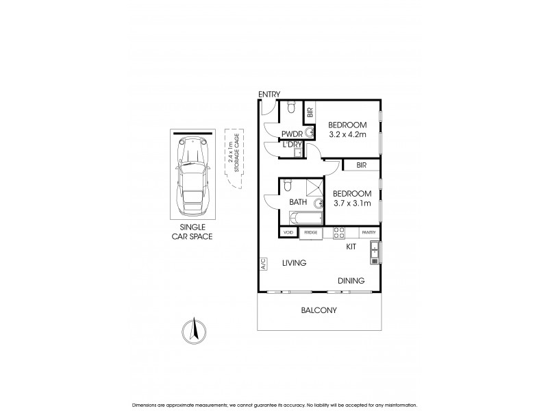 104/415 Highbury Road, Burwood VIC 3125 Floorplan