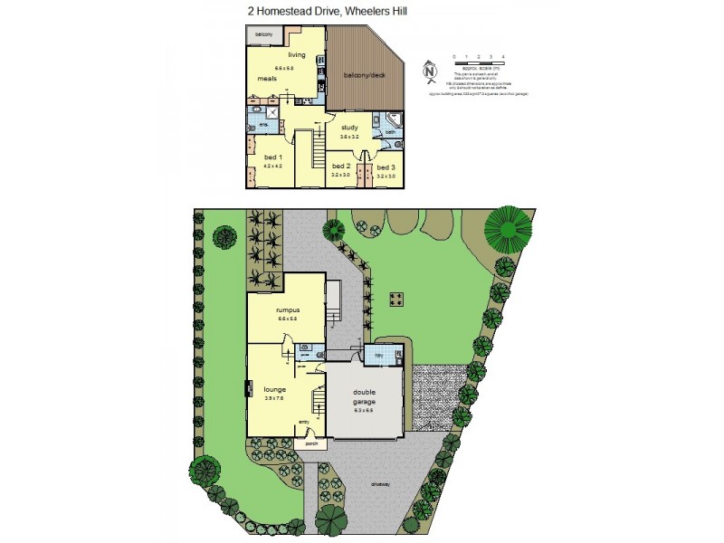 2 Homestead Drive, Wheelers Hill VIC 3150 Floorplan