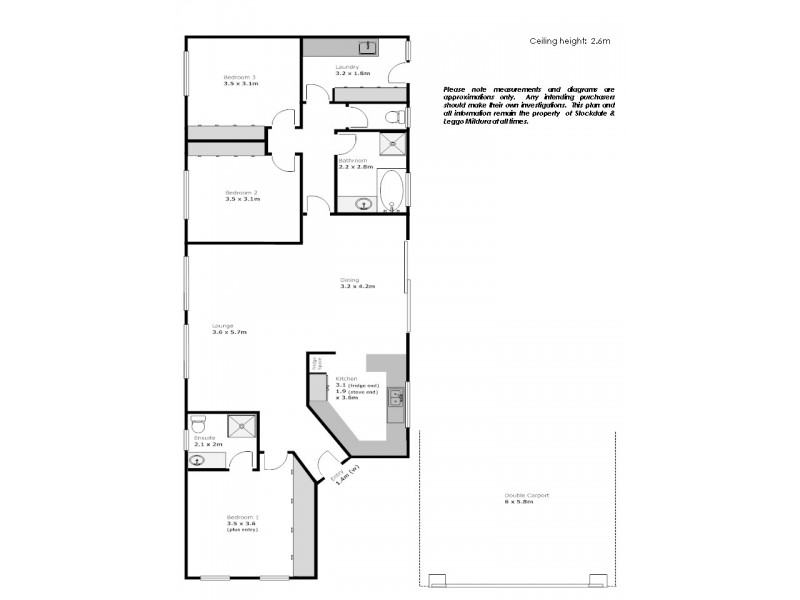 1 Essex Court, Mildura VIC 3500 Floorplan