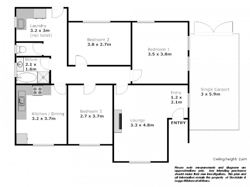 32 Hornsey Park, Mildura VIC 3500 Floorplan